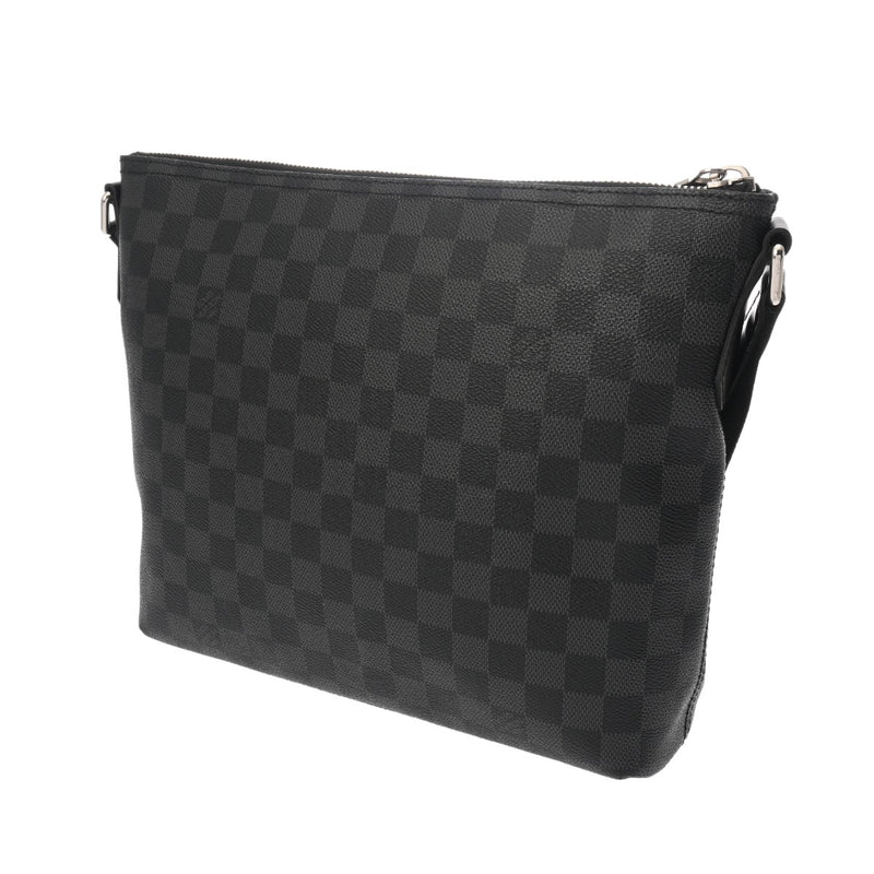 LOUIS VUITTON ルイヴィトン ダミエグラフィット ミック PM ブラック N41211 メンズ ダミエキャンバス ショルダーバッグ ABランク 中古 銀蔵