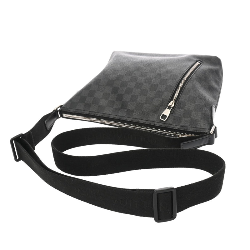 LOUIS VUITTON ルイヴィトン ダミエグラフィット ミック PM ブラック N41211 メンズ ダミエキャンバス ショルダーバッグ ABランク 中古 銀蔵