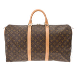 LOUIS VUITTON ルイヴィトン モノグラム キーポル 50 ブラウン M41426 ユニセックス モノグラムキャンバス ボストンバッグ ABランク 中古 銀蔵
