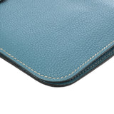 HERMES エルメス ドゴン GM ブルージーン □G刻印(2003年頃) ユニセックス トリヨンクレマンス 長財布 Bランク 中古 銀蔵