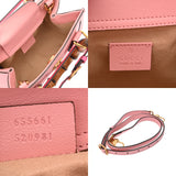 GUCCI グッチ ダイアナ ミニ 2WAYバッグ ピンク 655661 レディース レザー ハンドバッグ Aランク 中古 銀蔵