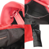 BALENCIAGA バレンシアガ ウィールXS ドローストリング バケットバッグ レッド 619458 レディース キャンバス 2WAYバッグ Bランク 中古 銀蔵