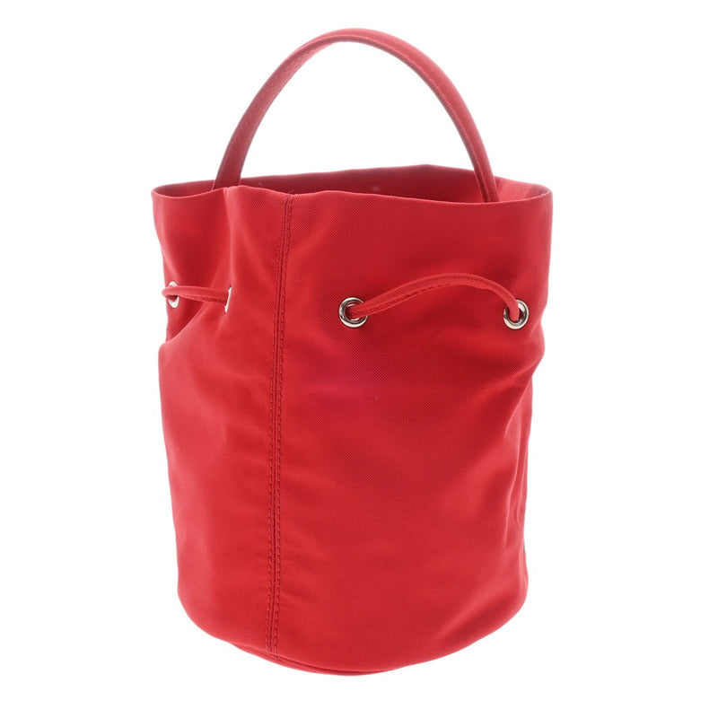 BALENCIAGA バレンシアガ ウィールXS ドローストリング バケットバッグ レッド 619458 レディース キャンバス 2WAYバッグ Bランク 中古 銀蔵