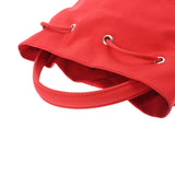 BALENCIAGA バレンシアガ ウィールXS ドローストリング バケットバッグ レッド 619458 レディース キャンバス 2WAYバッグ Bランク 中古 銀蔵