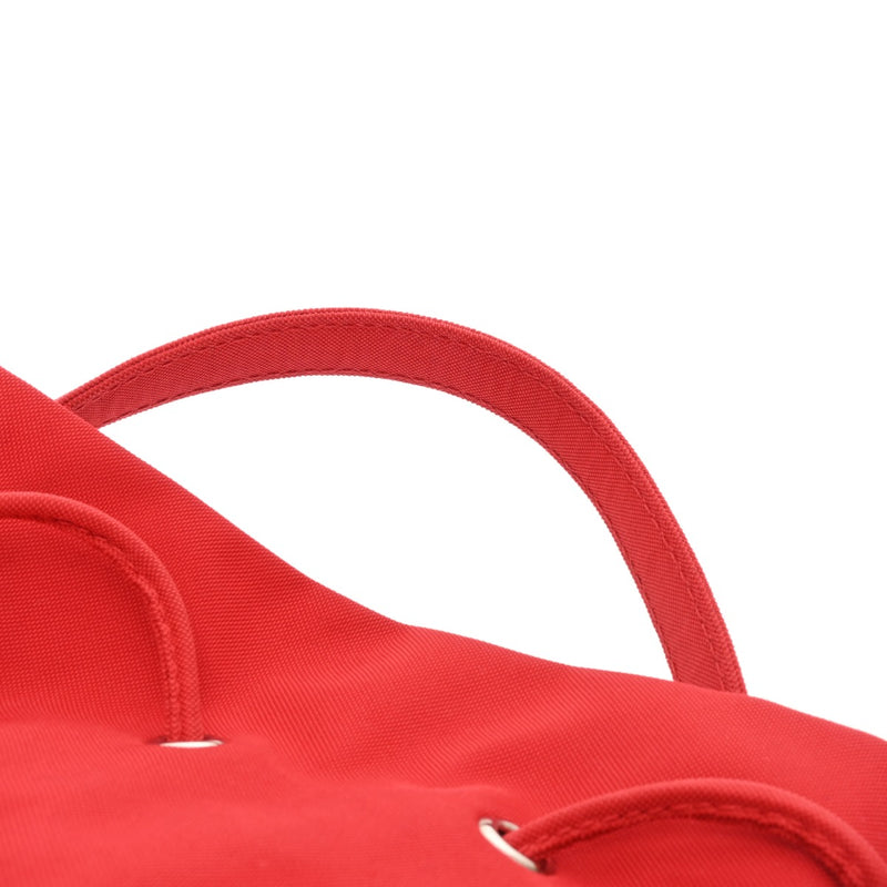 BALENCIAGA バレンシアガ ウィールXS ドローストリング バケットバッグ レッド 619458 レディース キャンバス 2WAYバッグ Bランク 中古 銀蔵