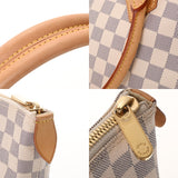 LOUIS VUITTON ルイヴィトン ダミエアズール サレヤ MM ホワイト N51185 レディース ダミエキャンバス トートバッグ ABランク 中古 銀蔵