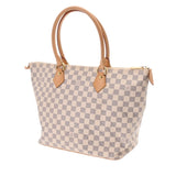 LOUIS VUITTON ルイヴィトン ダミエアズール サレヤ MM ホワイト N51185 レディース ダミエキャンバス トートバッグ ABランク 中古 銀蔵
