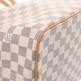 LOUIS VUITTON ルイヴィトン ダミエアズール サレヤ MM ホワイト N51185 レディース ダミエキャンバス トートバッグ ABランク 中古 銀蔵