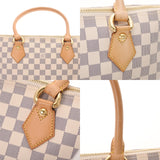 LOUIS VUITTON ルイヴィトン ダミエアズール サレヤ MM ホワイト N51185 レディース ダミエキャンバス トートバッグ ABランク 中古 銀蔵