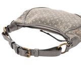 LOUIS VUITTON ルイヴィトン モノグラムミニラン マノン PM プラティーヌ M95620 レディース モノグラムミニキャンバス レザー ショルダーバッグ Bランク 中古 銀蔵