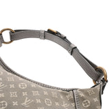 LOUIS VUITTON ルイヴィトン モノグラムミニラン マノン PM プラティーヌ M95620 レディース モノグラムミニキャンバス レザー ショルダーバッグ Bランク 中古 銀蔵