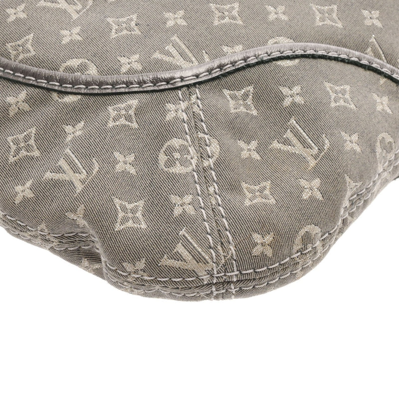 LOUIS VUITTON ルイヴィトン モノグラムミニラン マノン PM プラティーヌ M95620 レディース モノグラムミニキャンバス レザー ショルダーバッグ Bランク 中古 銀蔵