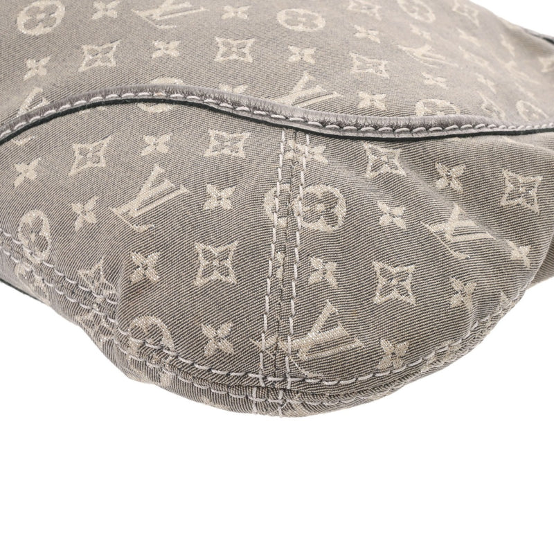 LOUIS VUITTON ルイヴィトン モノグラムミニラン マノン PM プラティーヌ M95620 レディース モノグラムミニキャンバス レザー ショルダーバッグ Bランク 中古 銀蔵