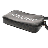 CELINE セリーヌ トリオンフキャンバス ミディアム メッセンジャー ブラック 194502 レディース PVC カーフ ショルダーバッグ ABランク 中古 銀蔵