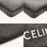 CELINE セリーヌ トリオンフキャンバス ミディアム メッセンジャー ブラック 194502 レディース PVC カーフ ショルダーバッグ ABランク 中古 銀蔵
