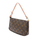 LOUIS VUITTON ルイヴィトン モノグラム ポシェットアクセソワール ブラウン M40712 ユニセックス モノグラムキャンバス アクセサリーポーチ ABランク 中古 銀蔵