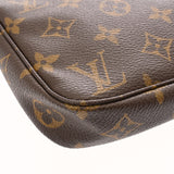 LOUIS VUITTON ルイヴィトン モノグラム ポシェットアクセソワール ブラウン M40712 ユニセックス モノグラムキャンバス アクセサリーポーチ ABランク 中古 銀蔵