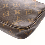 LOUIS VUITTON ルイヴィトン モノグラム ポシェットアクセソワール ブラウン M40712 ユニセックス モノグラムキャンバス アクセサリーポーチ ABランク 中古 銀蔵