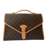 LOUIS VUITTON ルイヴィトン モノグラム ビバリー 2WAY ブラウン M51121 ユニセックス モノグラムキャンバス ビジネスバッグ Bランク 中古 銀蔵