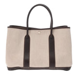 HERMES エルメス ガーデンパーティ PM マロン □G刻印(2003年頃) レディース トワルアッシュ ハンドバッグ Bランク 中古 銀蔵
