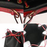LOUIS VUITTON ルイヴィトン エピ ノエ  ブラック レッド M44017 レディース レザー ショルダーバッグ Bランク 中古 銀蔵