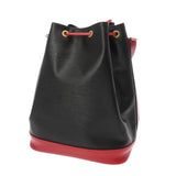 LOUIS VUITTON ルイヴィトン エピ ノエ  ブラック レッド M44017 レディース レザー ショルダーバッグ Bランク 中古 銀蔵
