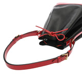 LOUIS VUITTON ルイヴィトン エピ ノエ  ブラック レッド M44017 レディース レザー ショルダーバッグ Bランク 中古 銀蔵