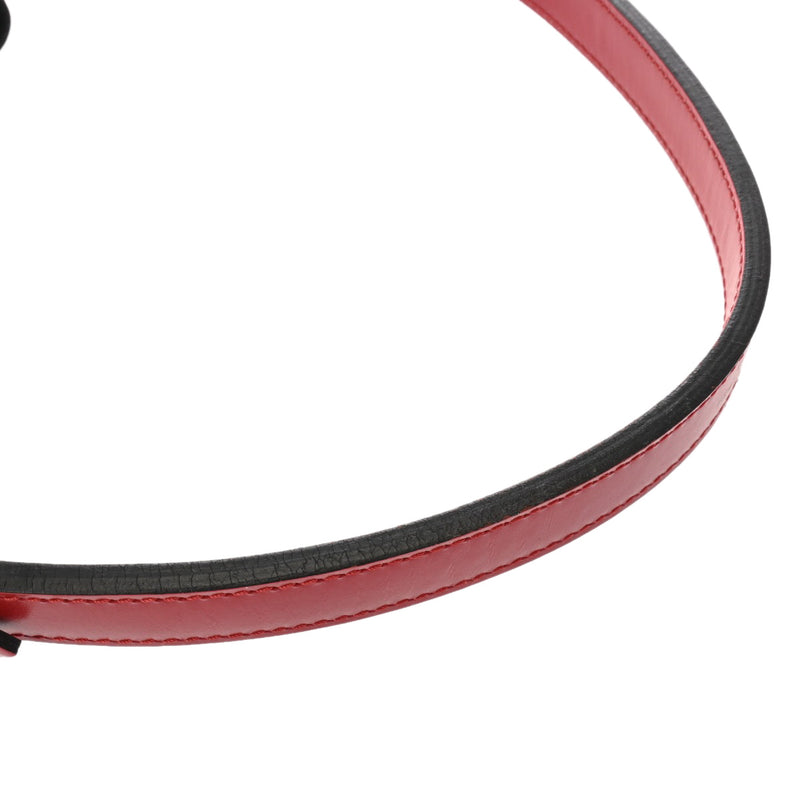 LOUIS VUITTON ルイヴィトン エピ ノエ  ブラック レッド M44017 レディース レザー ショルダーバッグ Bランク 中古 銀蔵