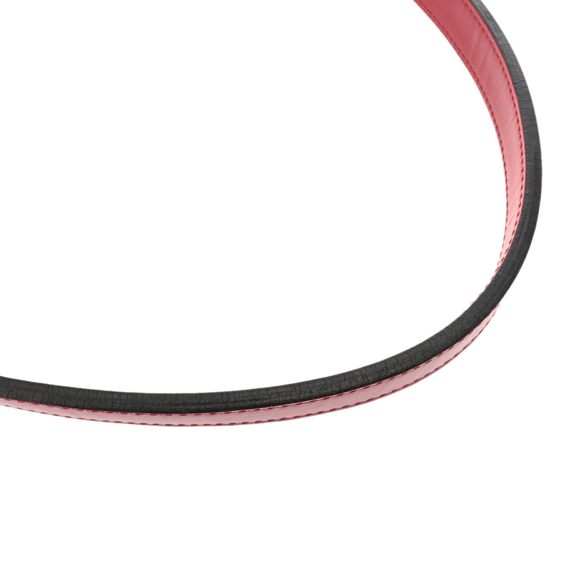 LOUIS VUITTON ルイヴィトン エピ ノエ  ブラック レッド M44017 レディース レザー ショルダーバッグ Bランク 中古 銀蔵