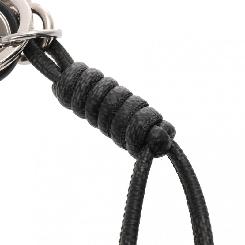 LOUIS VUITTON ルイヴィトン ダミエグラフィット レザーロープ ブラック M67224 メンズ ダミエグラフィットキャンバス キーホルダー ABランク 中古 銀蔵
