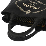 PRADA プラダ カナパ ミニ ブラック 1BG439 レディース キャンバス ハンドバッグ ABランク 中古 銀蔵