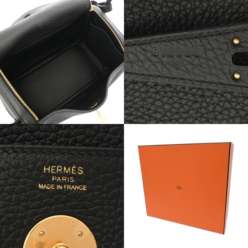 HERMES エルメス リンディ 26 ブラック B刻印(2023年頃) レディース トリヨンクレマンス ショルダーバッグ 未使用 銀蔵