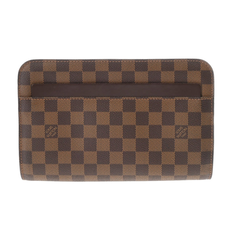 LOUIS VUITTON ルイヴィトン ダミエ サンルイ ブラウン N51993 メンズ ダミエキャンバス セカンドバッグ ABランク 中古 銀蔵