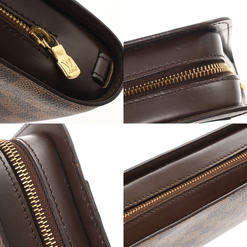 LOUIS VUITTON ルイヴィトン ダミエ サンルイ ブラウン N51993 メンズ ダミエキャンバス セカンドバッグ ABランク 中古 銀蔵
