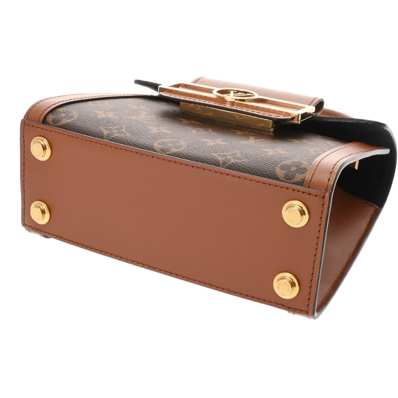 LOUIS VUITTON ルイヴィトン モノグラムリバース ドーフィーヌ キャピタル ブラウン M46751 レディース モノグラムキャンバス 2WAYバッグ Aランク 中古 銀蔵