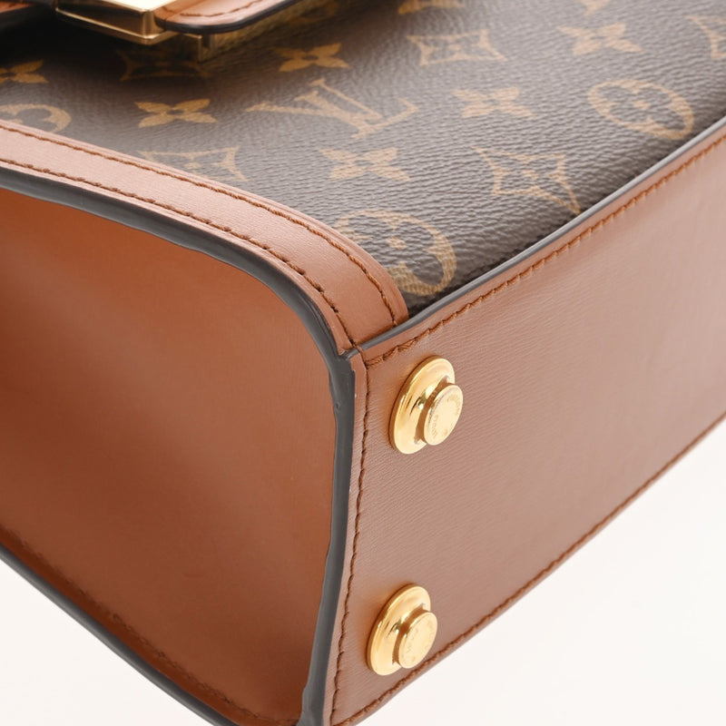 LOUIS VUITTON ルイヴィトン モノグラムリバース ドーフィーヌ キャピタル ブラウン M46751 レディース モノグラムキャンバス 2WAYバッグ Aランク 中古 銀蔵