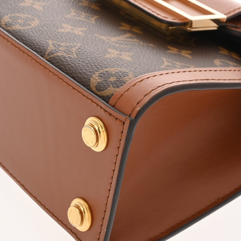 LOUIS VUITTON ルイヴィトン モノグラムリバース ドーフィーヌ キャピタル ブラウン M46751 レディース モノグラムキャンバス 2WAYバッグ Aランク 中古 銀蔵