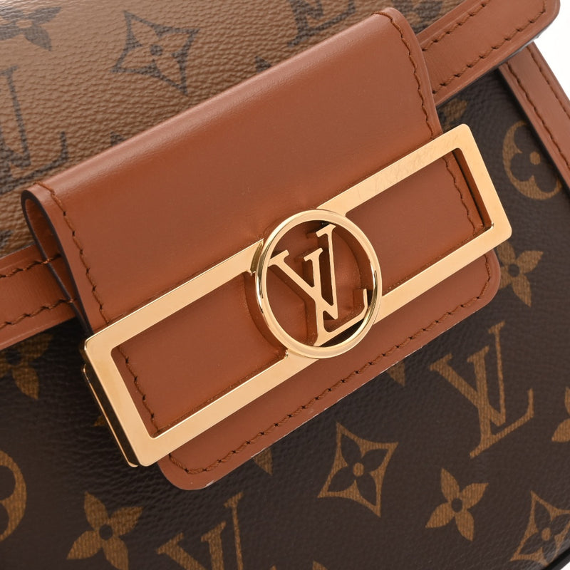 LOUIS VUITTON ルイヴィトン モノグラムリバース ドーフィーヌ キャピタル ブラウン M46751 レディース モノグラムキャンバス 2WAYバッグ Aランク 中古 銀蔵