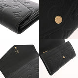 LOUIS VUITTON ルイヴィトン モノグラムアンプラント ポルオフォイユサラ ノワール M82257 レディース レザー 長財布 ABランク 中古 銀蔵