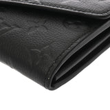 LOUIS VUITTON ルイヴィトン モノグラムアンプラント ポルオフォイユサラ ノワール M82257 レディース レザー 長財布 ABランク 中古 銀蔵