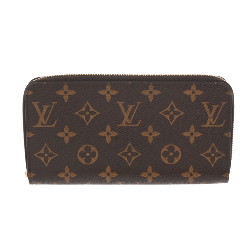 LOUIS VUITTON ルイヴィトン モノグラム ジッピーウォレット フューシャ M41895 レディース モノグラムキャンバス 長財布 ABランク 中古 銀蔵