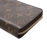 LOUIS VUITTON ルイヴィトン モノグラム ジッピーウォレット フューシャ M41895 レディース モノグラムキャンバス 長財布 ABランク 中古 銀蔵