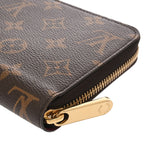 LOUIS VUITTON ルイヴィトン モノグラム ジッピーウォレット フューシャ M41895 レディース モノグラムキャンバス 長財布 ABランク 中古 銀蔵
