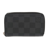 LOUIS VUITTON ルイヴィトン ダミエグラフィット ジッピーコインパース 黒/グレー N63076 メンズ ダミエキャンバス コインケース ABランク 中古 銀蔵