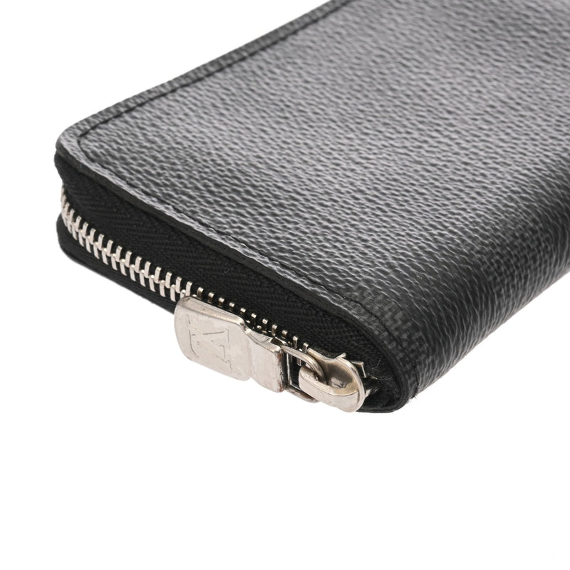 LOUIS VUITTON ルイヴィトン ダミエグラフィット ジッピーコインパース 黒/グレー N63076 メンズ ダミエキャンバス コインケース ABランク 中古 銀蔵