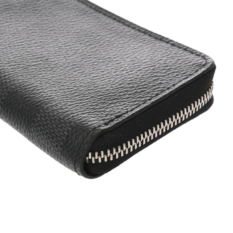 LOUIS VUITTON ルイヴィトン ダミエグラフィット ジッピーコインパース 黒/グレー N63076 メンズ ダミエキャンバス コインケース ABランク 中古 銀蔵