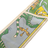 HERMES エルメス ツイリー FACTORY SUITE 新タグ イエロー/グリーン レディース シルク100％ スカーフ ABランク 中古 銀蔵