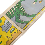 HERMES エルメス ツイリー FACTORY SUITE 新タグ イエロー/グリーン レディース シルク100％ スカーフ ABランク 中古 銀蔵