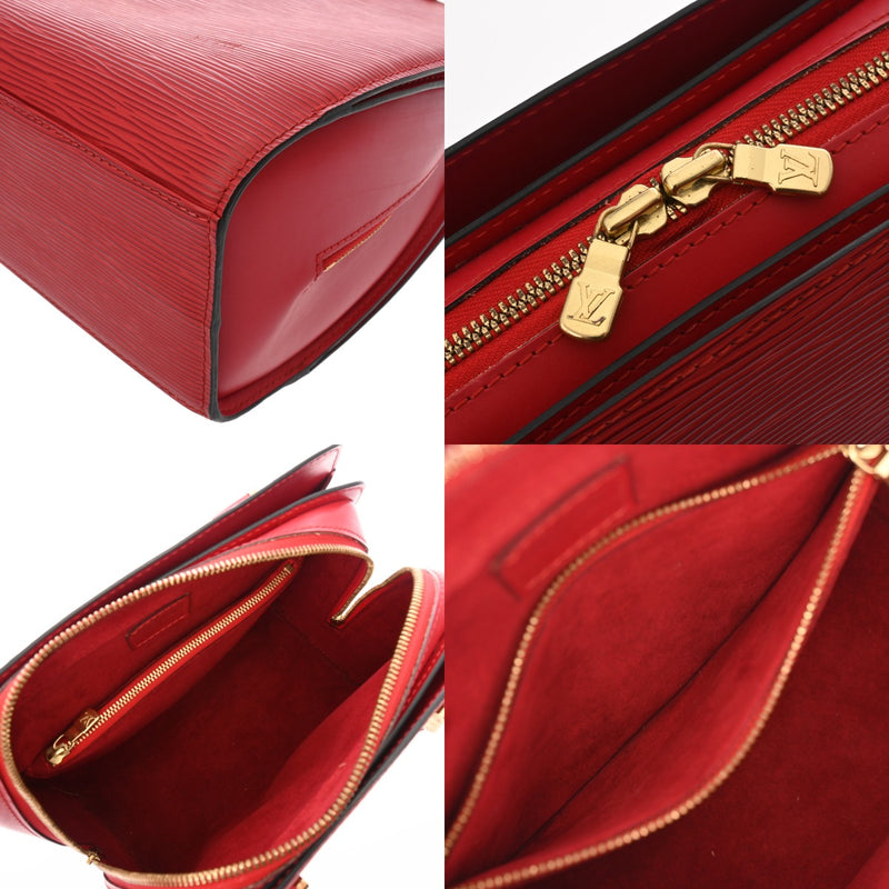LOUIS VUITTON ルイヴィトン エピ ポンヌフ カスティリアンレッド M52057 レディース レザー ハンドバッグ ABランク 中古 銀蔵