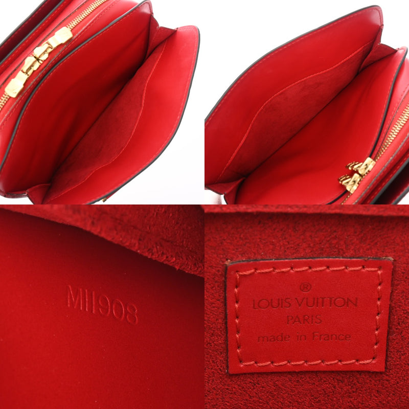 LOUIS VUITTON ルイヴィトン エピ ポンヌフ カスティリアンレッド M52057 レディース レザー ハンドバッグ ABランク 中古 銀蔵